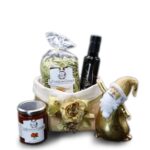 paniero natalizio di juta