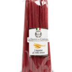 Linguine vino rosso Casale pasta aromatizzata rosso rubino